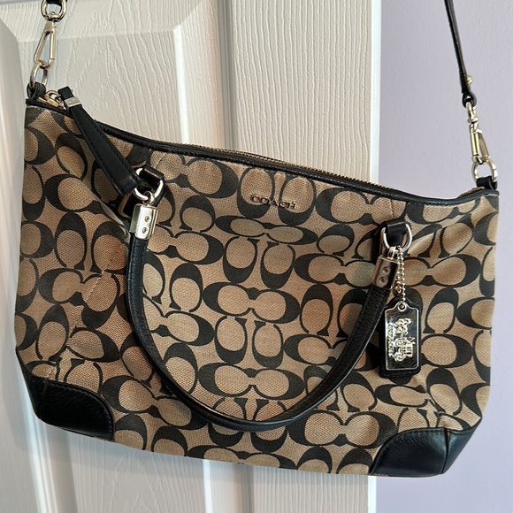 Coach purse with shoulder strap is - Picture 2 of 6